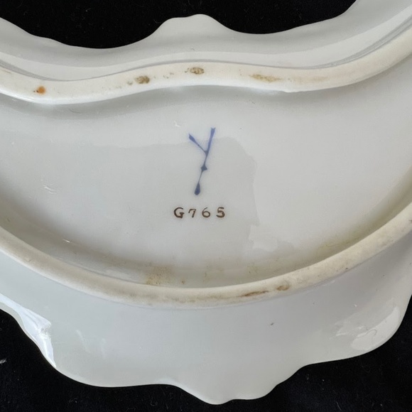 Vintage Porcelain Bone Dish 2 - Picture 3 of 5